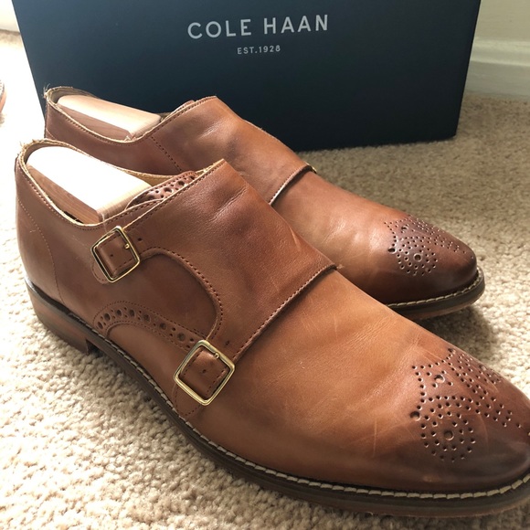 Cole Haan Mens Dawes Grand Double Monk Strap Loafer